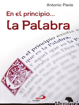 cover image of En el principio... la palabra